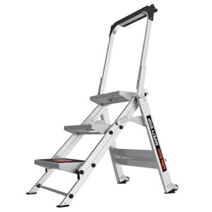 Die Little Giant Klapptreppe Safety Step zeichnet sich durch exellente Standfestigkeit aus.